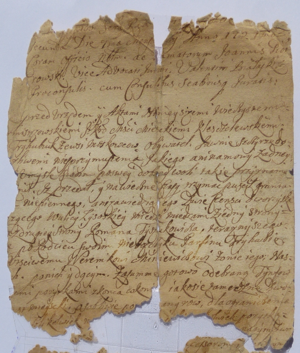 Do Archiwum Podlaskiego przekazano dokumenty z XVII-XVIII wieku