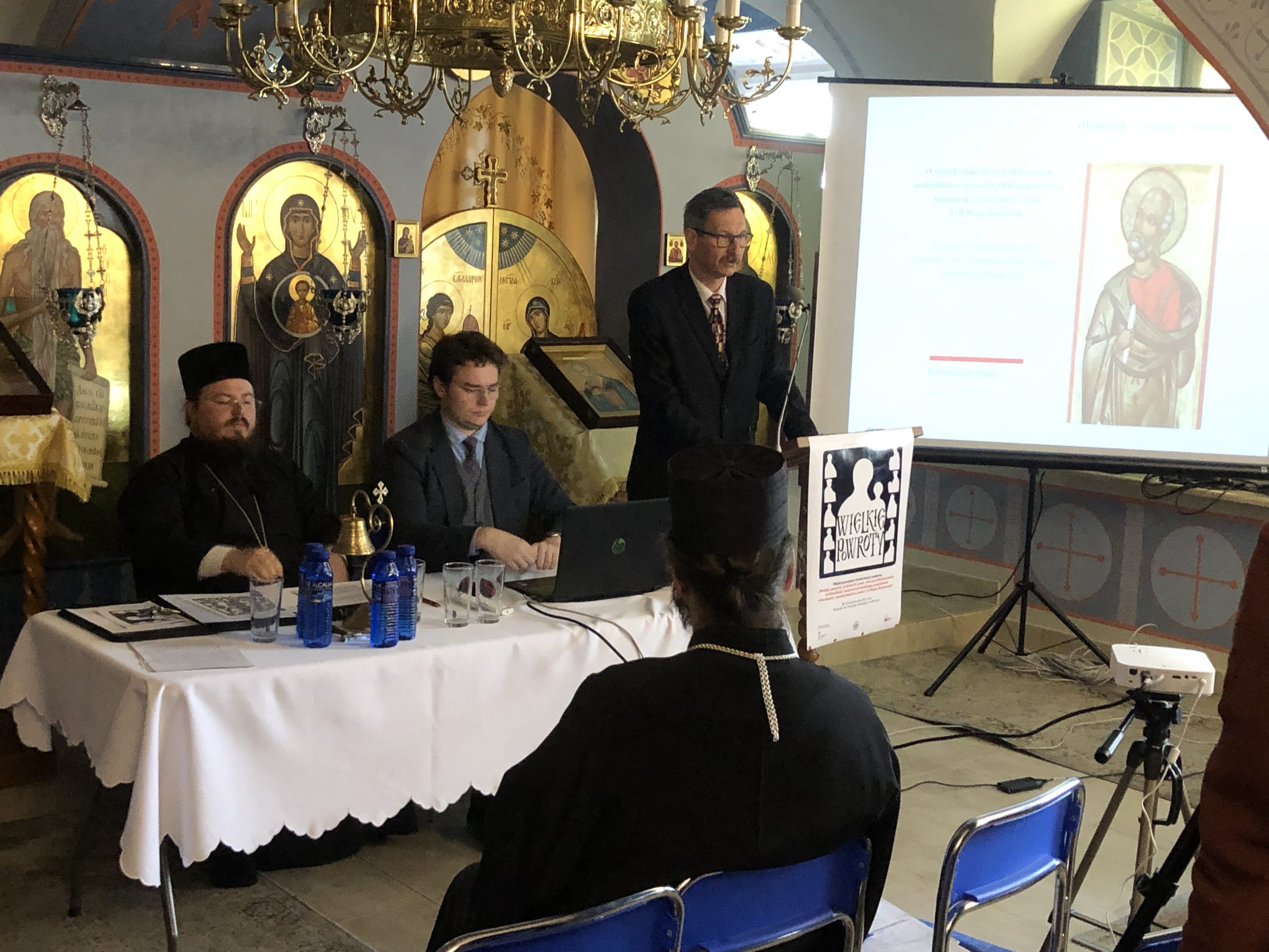 Badacz z PIN wziął udział w konferencji „Wielkie Powroty” w monasterze w Jabłecznej